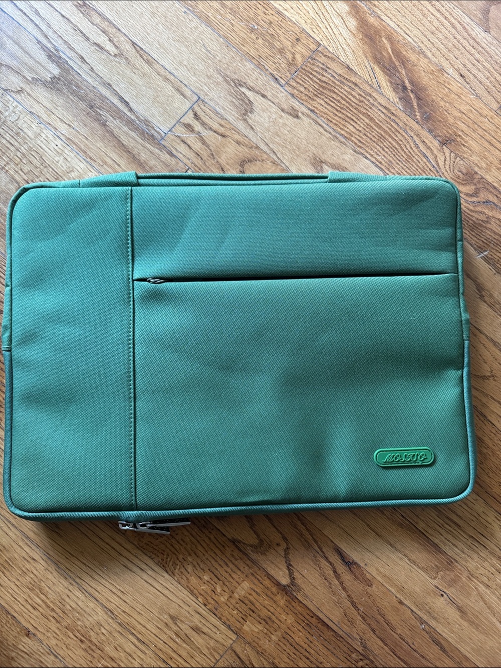 Mosiso Green Laptop Sleeve with Front Pocket